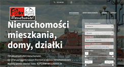 Desktop Screenshot of nieruchomosci-filar.pl